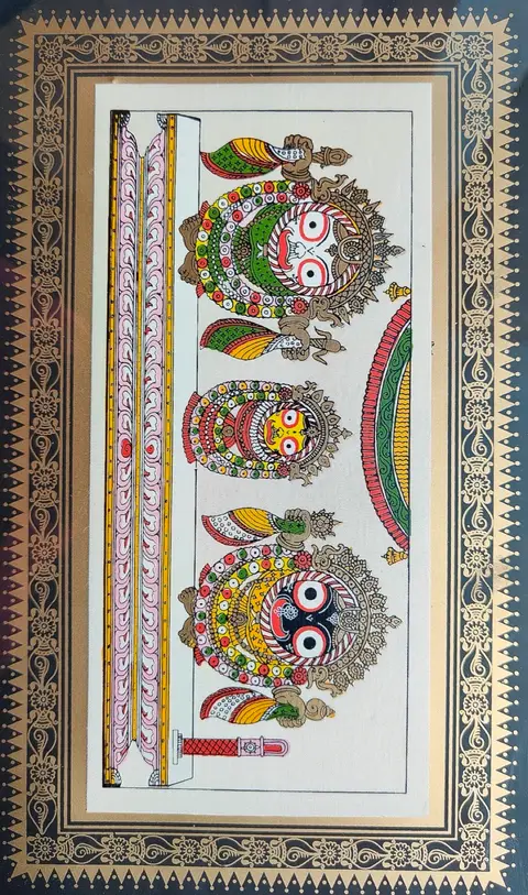 जगन्नाथ का पट्टचित्र, रघुराजपुर, ओडिशा (कलाकृति)