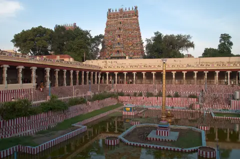 Gopuram of Meenakshi temple, Madurai
